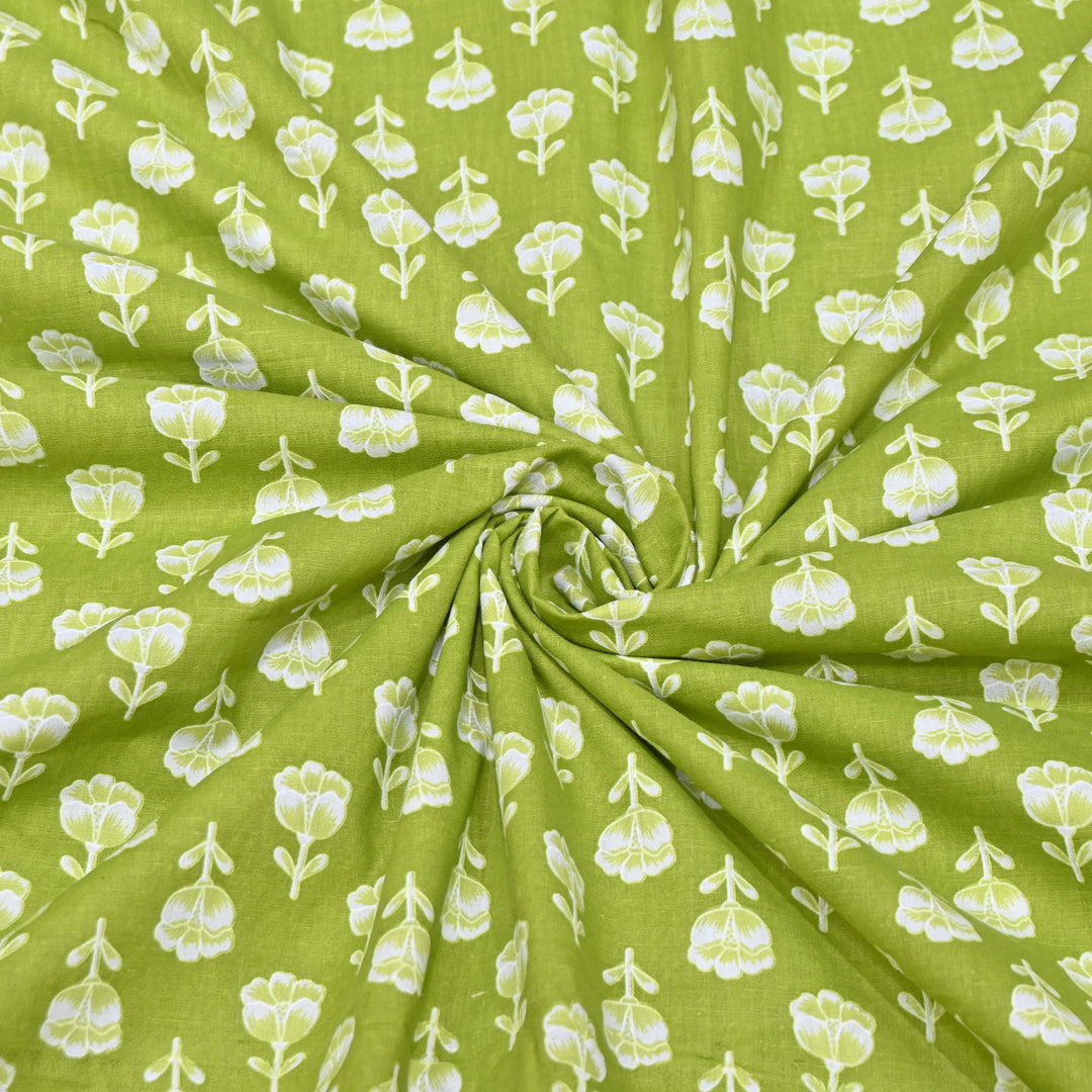 Premium Cotton Printed Fabric | Soft Breathable Designer Cotton Fabric | 000350-23