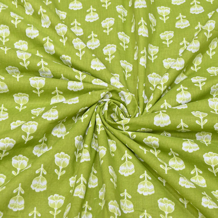 Premium Cotton Printed Fabric | Soft Breathable Designer Cotton Fabric | 000350-23