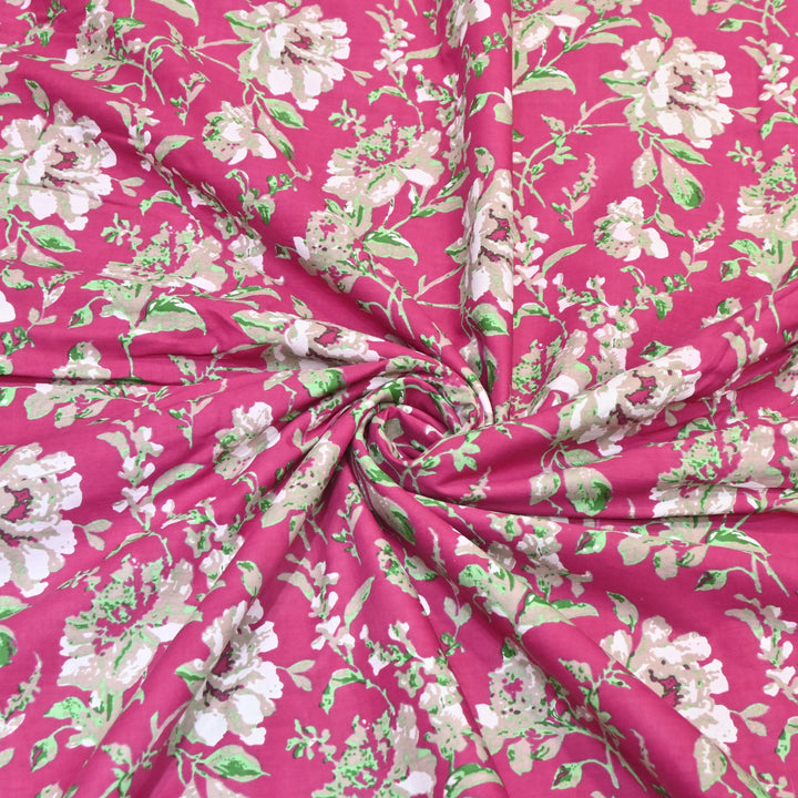 Premium Cotton Printed Fabric – Soft Breathable Designer Cotton Fabric - 000350-R13