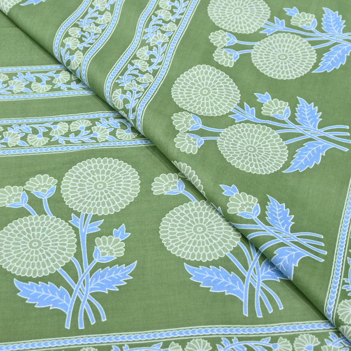Premium Cotton Printed Fabric | Soft Breathable Designer Cotton Fabric | 000350-31