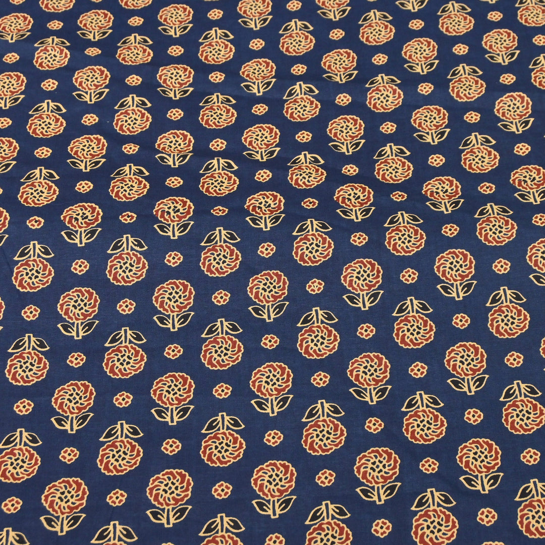 Premium Cotton Printed Fabric | Soft Breathable Designer Cotton Fabric | 000350-30