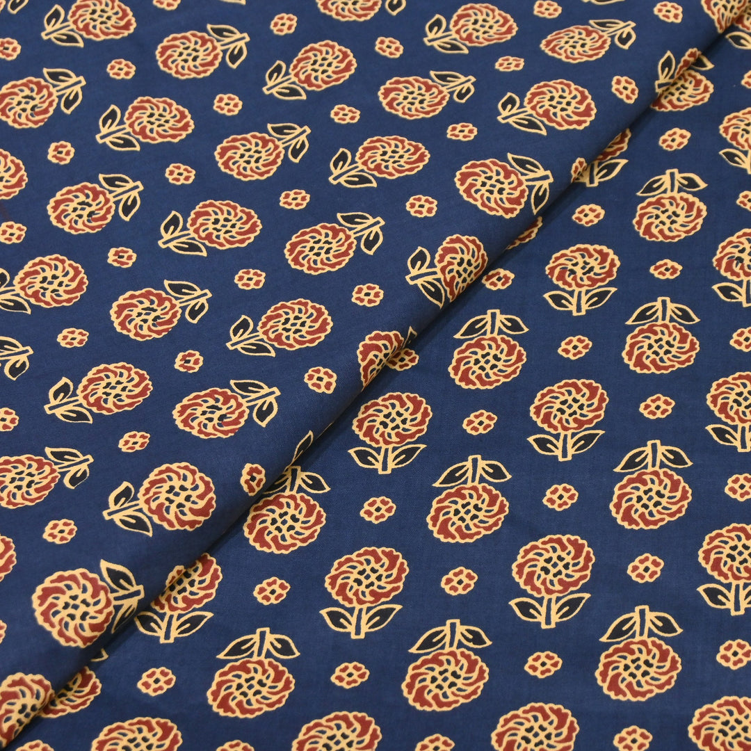 Premium Cotton Printed Fabric | Soft Breathable Designer Cotton Fabric | 000350-30