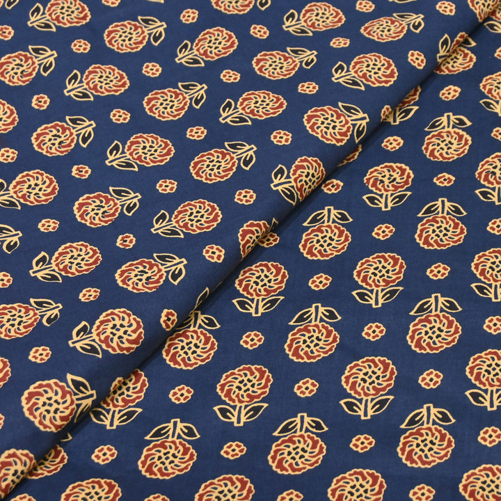 Premium Cotton Printed Fabric | Soft Breathable Designer Cotton Fabric | 000350-30