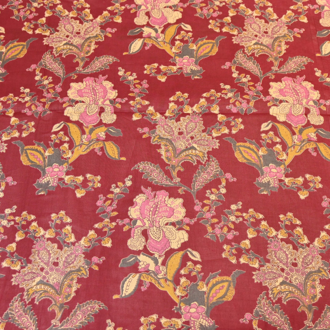Premium Cotton Printed Fabric – Soft Breathable Designer Cotton Fabric - 000350-R35