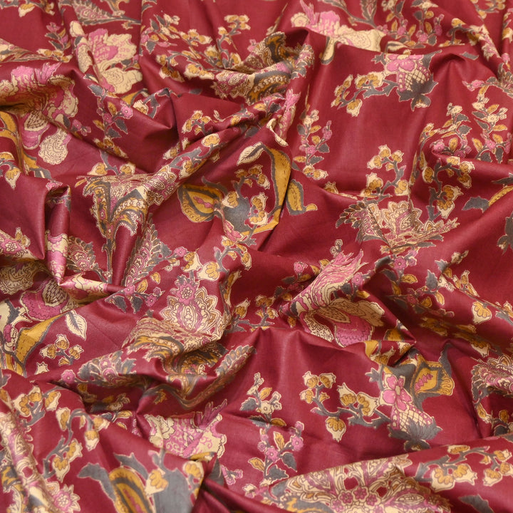 Premium Cotton Printed Fabric – Soft Breathable Designer Cotton Fabric - 000350-R35