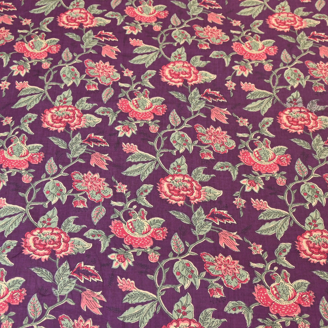 Premium Cotton Printed Fabric – Soft Breathable Designer Cotton Fabric - 000350-R33