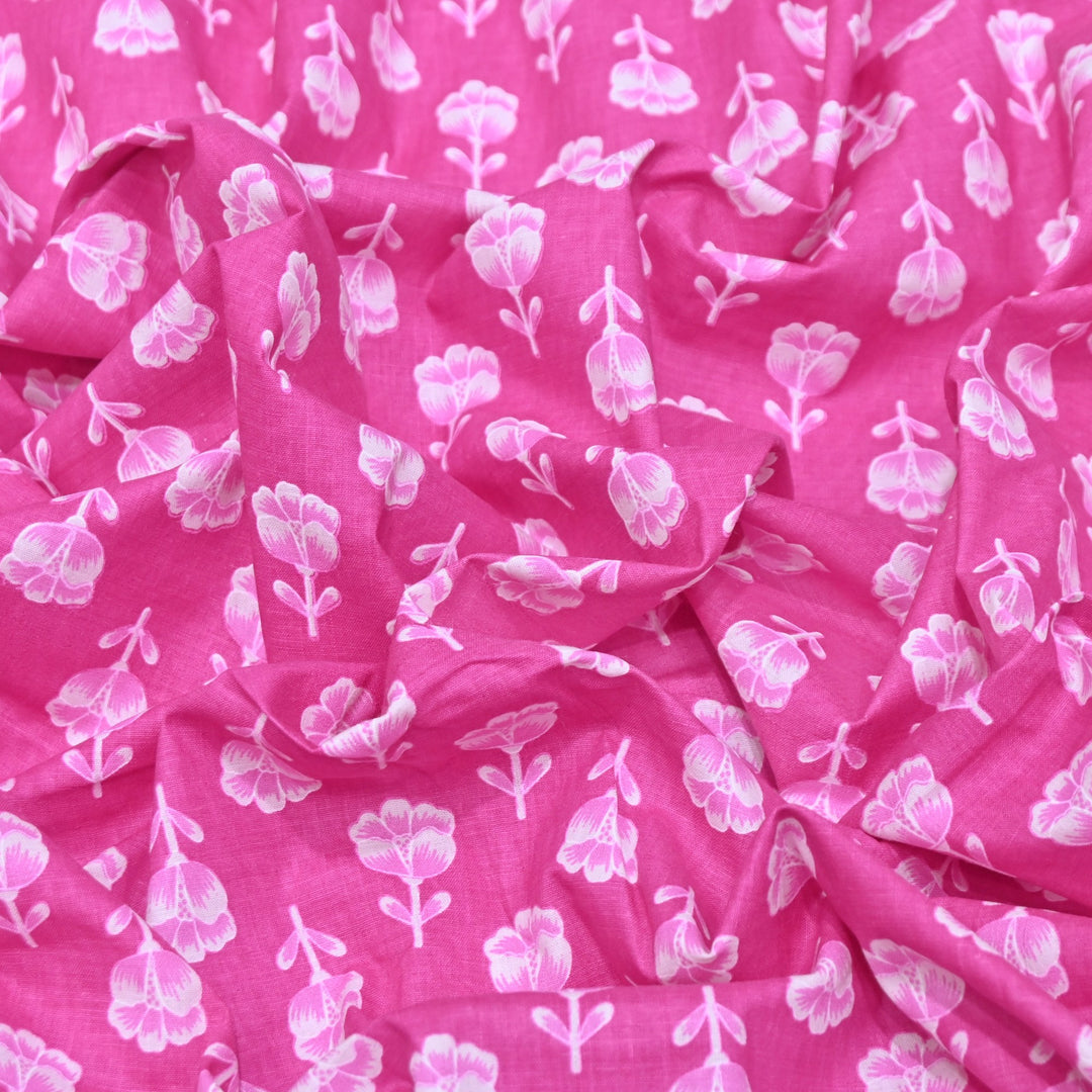Premium Cotton Printed Fabric | Soft Breathable Designer Cotton Fabric | 000350-27