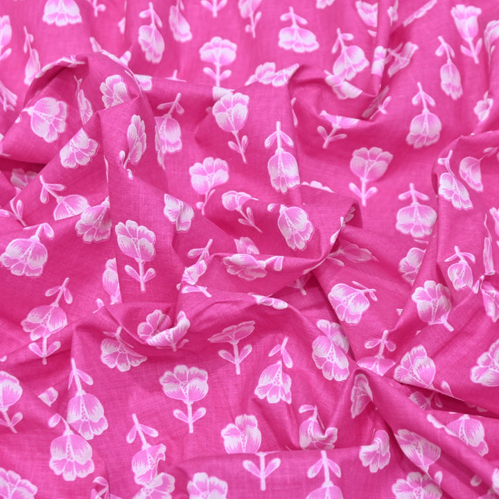 Premium Cotton Printed Fabric | Soft Breathable Designer Cotton Fabric | 000350-27