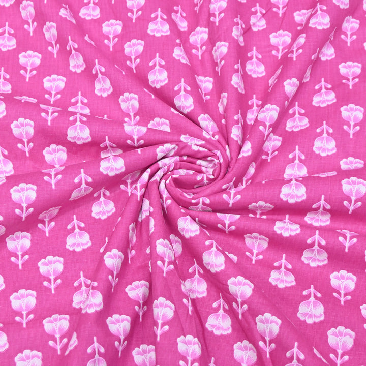 Premium Cotton Printed Fabric | Soft Breathable Designer Cotton Fabric | 000350-27