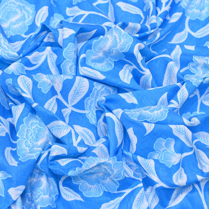 Premium Cotton Printed Fabric | Soft Breathable Designer Cotton Fabric | 000350-24