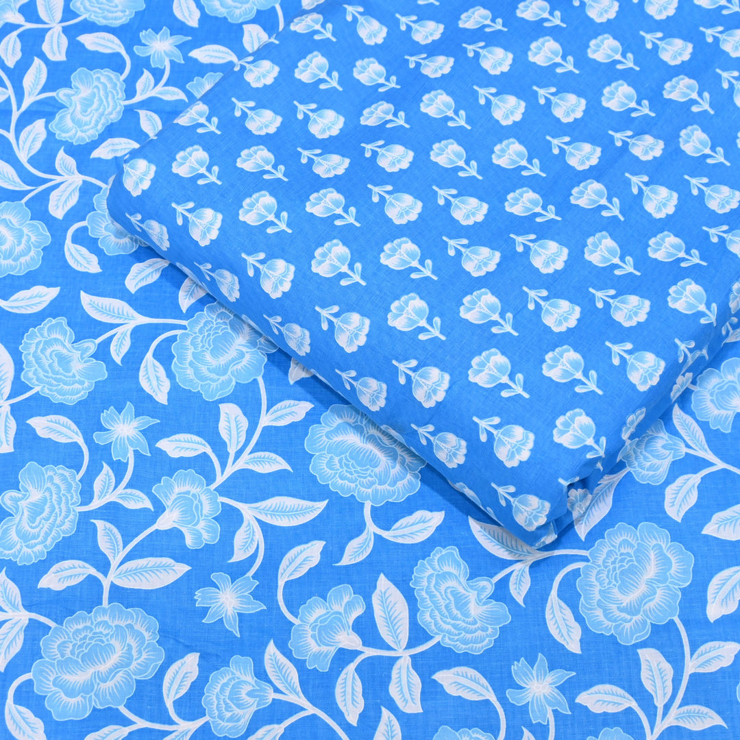 Premium Cotton Printed Fabric | Soft Breathable Designer Cotton Fabric | 000350-24