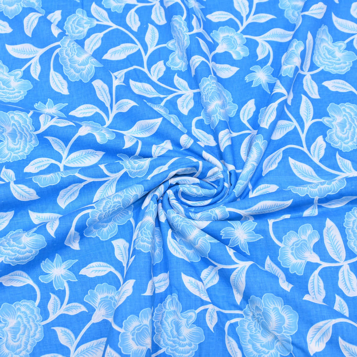 Premium Cotton Printed Fabric | Soft Breathable Designer Cotton Fabric | 000350-24