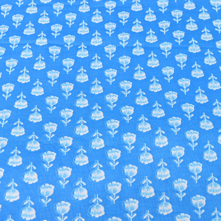 Premium Cotton Printed Fabric | Soft Breathable Designer Cotton Fabric | 000350-25