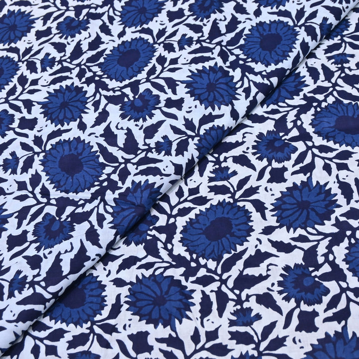 Premium Cotton Printed Fabric | Soft Breathable Designer Cotton Fabric | 000350-28