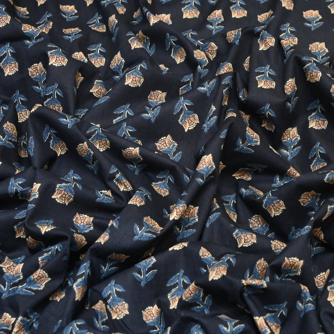 Premium Cotton Printed Fabric – Soft Breathable Designer Cotton Fabric - 000350-R32