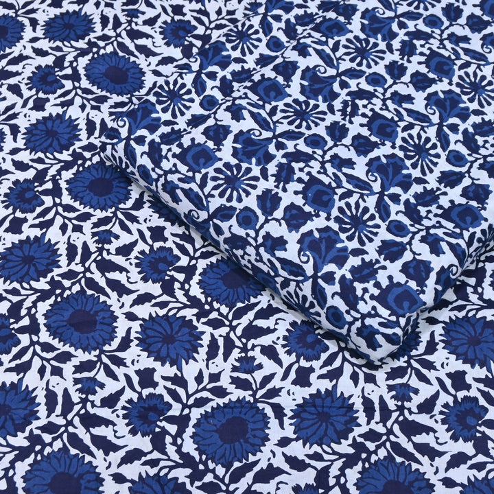 Premium Cotton Printed Fabric | Soft Breathable Designer Cotton Fabric | 000350-28