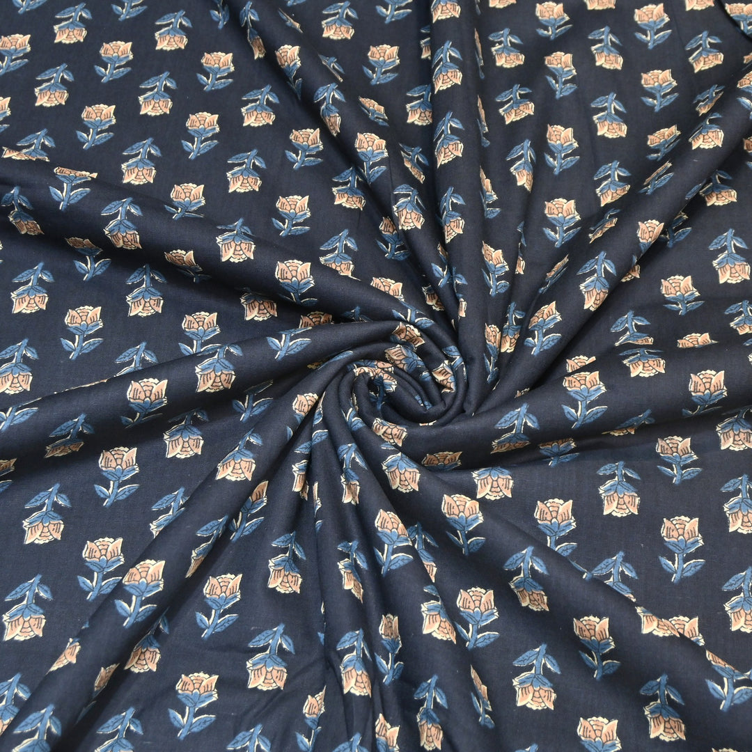 Premium Cotton Printed Fabric – Soft Breathable Designer Cotton Fabric - 000350-R32