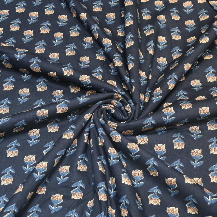 Premium Cotton Printed Fabric – Soft Breathable Designer Cotton Fabric - 000350-R32