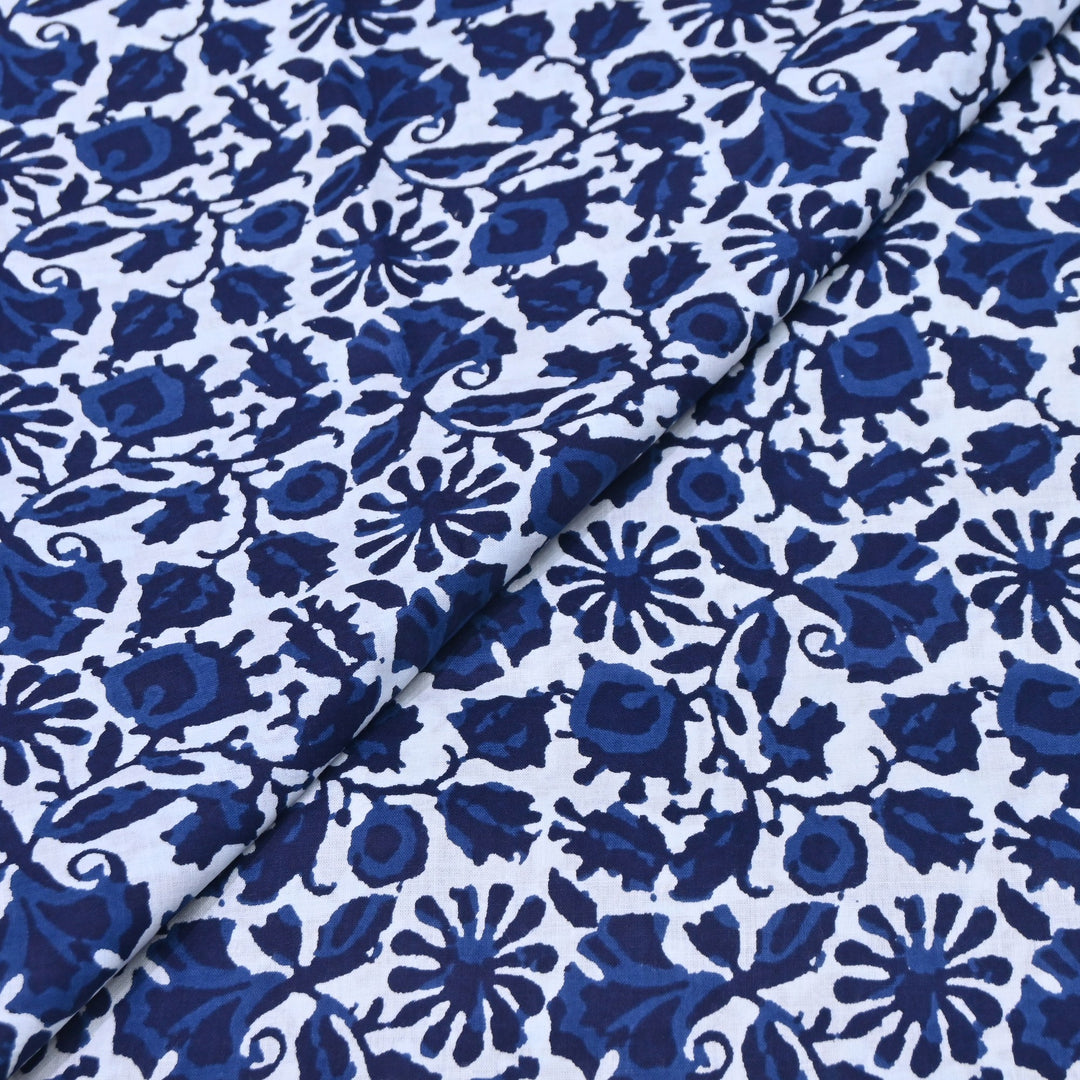 Premium Cotton Printed Fabric | Soft Breathable Designer Cotton Fabric | 000350-29