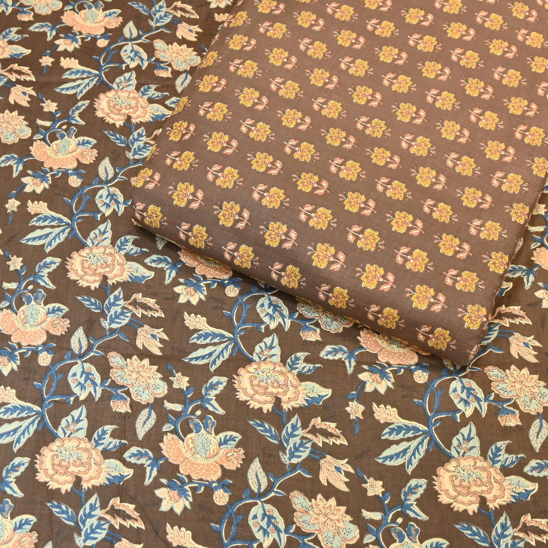 Premium Cotton Printed Fabric – Soft Breathable Designer Cotton Fabric - 000350-R29