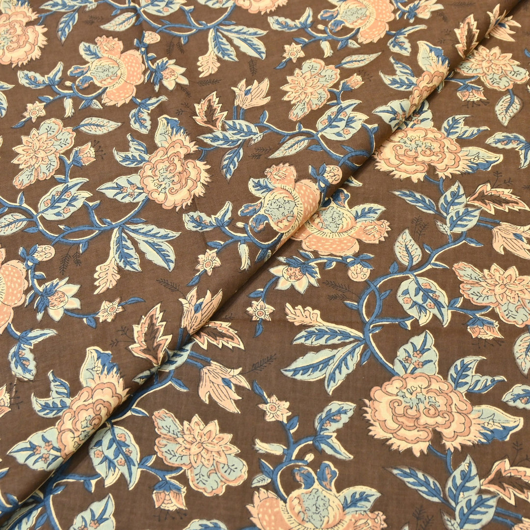 Premium Cotton Printed Fabric – Soft Breathable Designer Cotton Fabric - 000350-R29