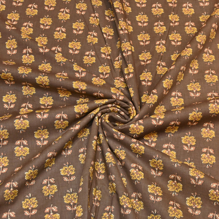 Premium Cotton Printed Fabric – Soft Breathable Designer Cotton Fabric - 000350-R30