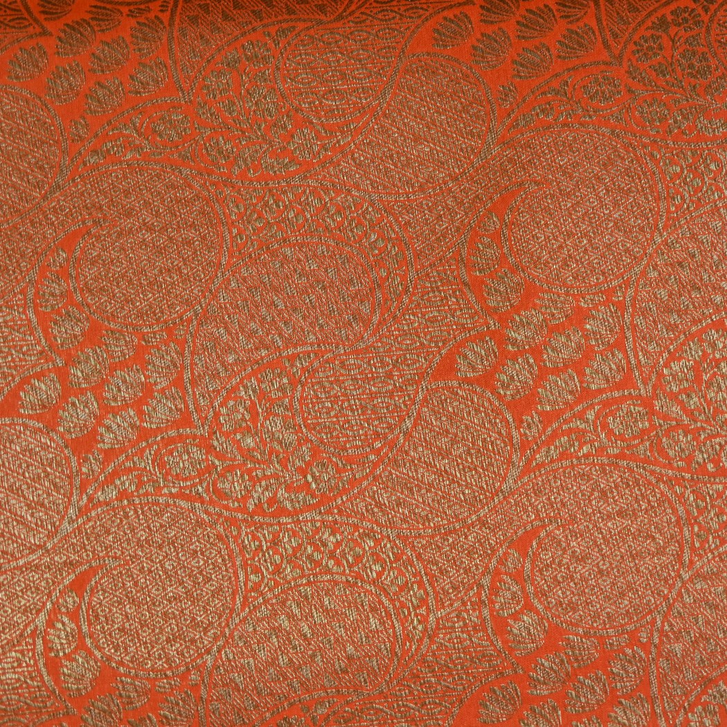 Silk Alfi Antique Zari Brocade Fabrics
