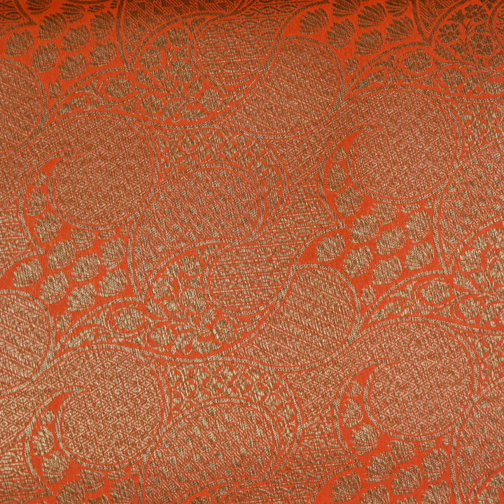 Silk Alfi Antique Zari Brocade Fabrics