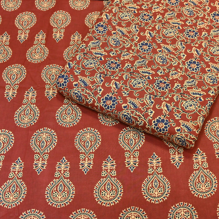 Premium Cotton Printed Fabric – Soft Breathable Designer Cotton Fabric - 000350-R27