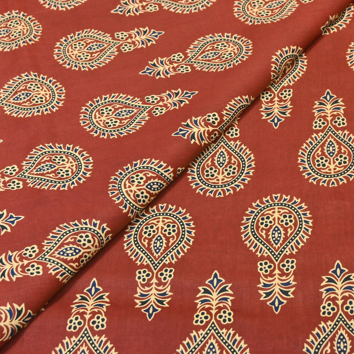 Premium Cotton Printed Fabric – Soft Breathable Designer Cotton Fabric - 000350-R27