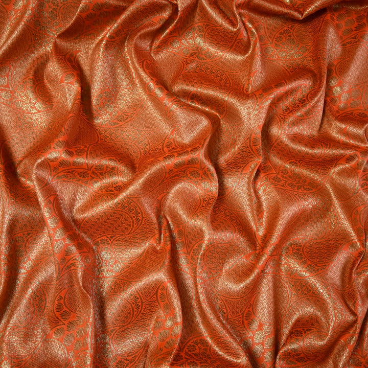 Silk Alfi Antique Zari Brocade Fabrics