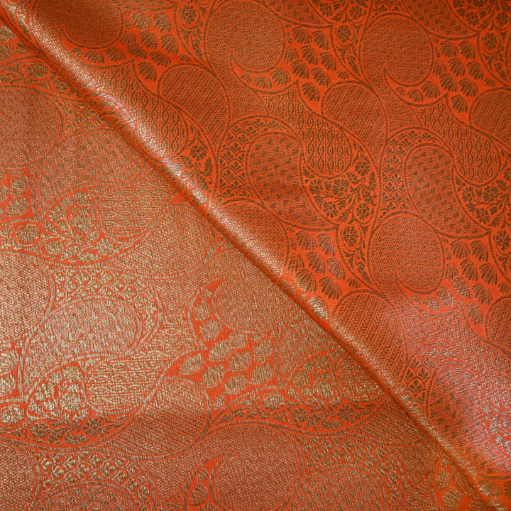 Silk Alfi Antique Zari Brocade Fabrics
