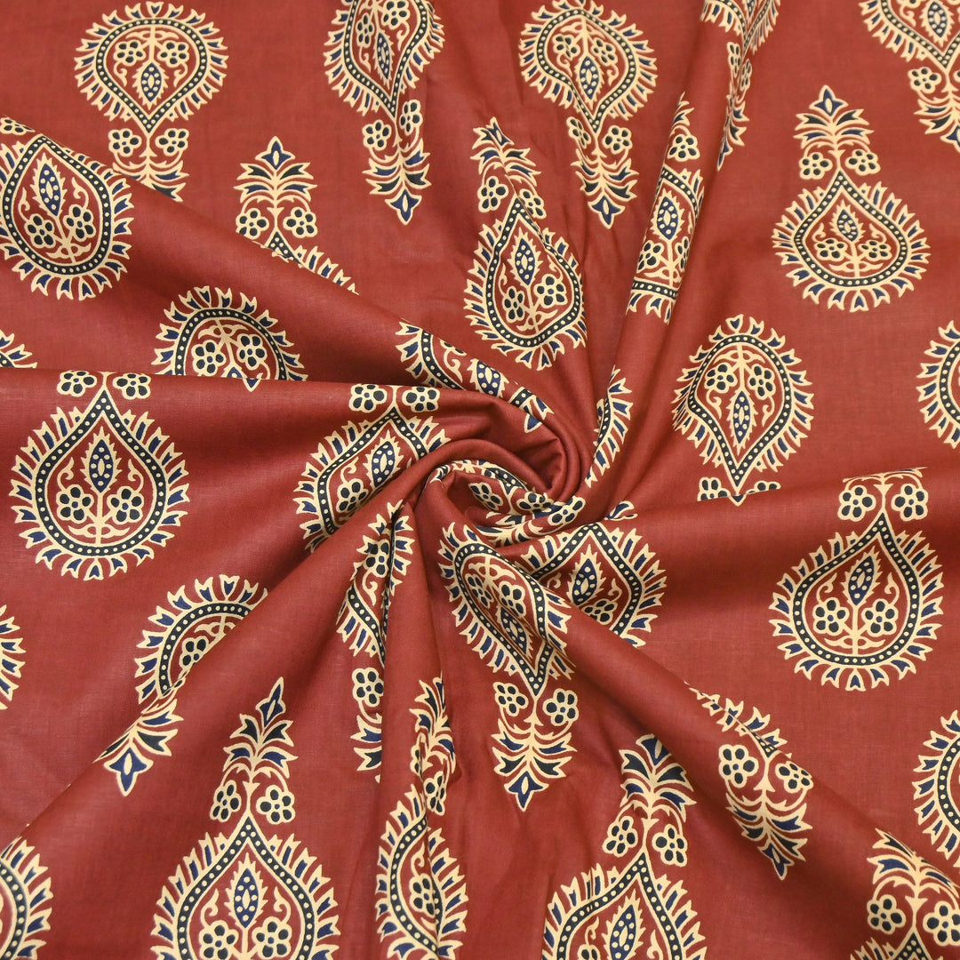 Premium Cotton Printed Fabric – Soft Breathable Designer Cotton Fabric - 000350-R27