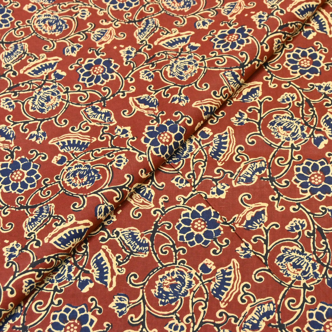 Premium Cotton Printed Fabric – Soft Breathable Designer Cotton Fabric - 000350-R28