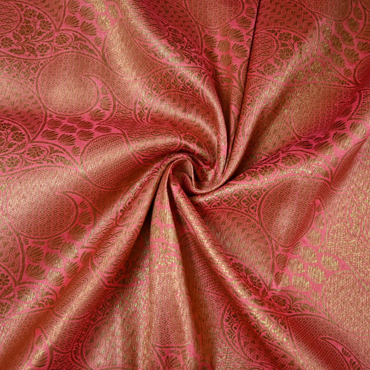 Silk Alfi Antique Zari Brocade Fabrics