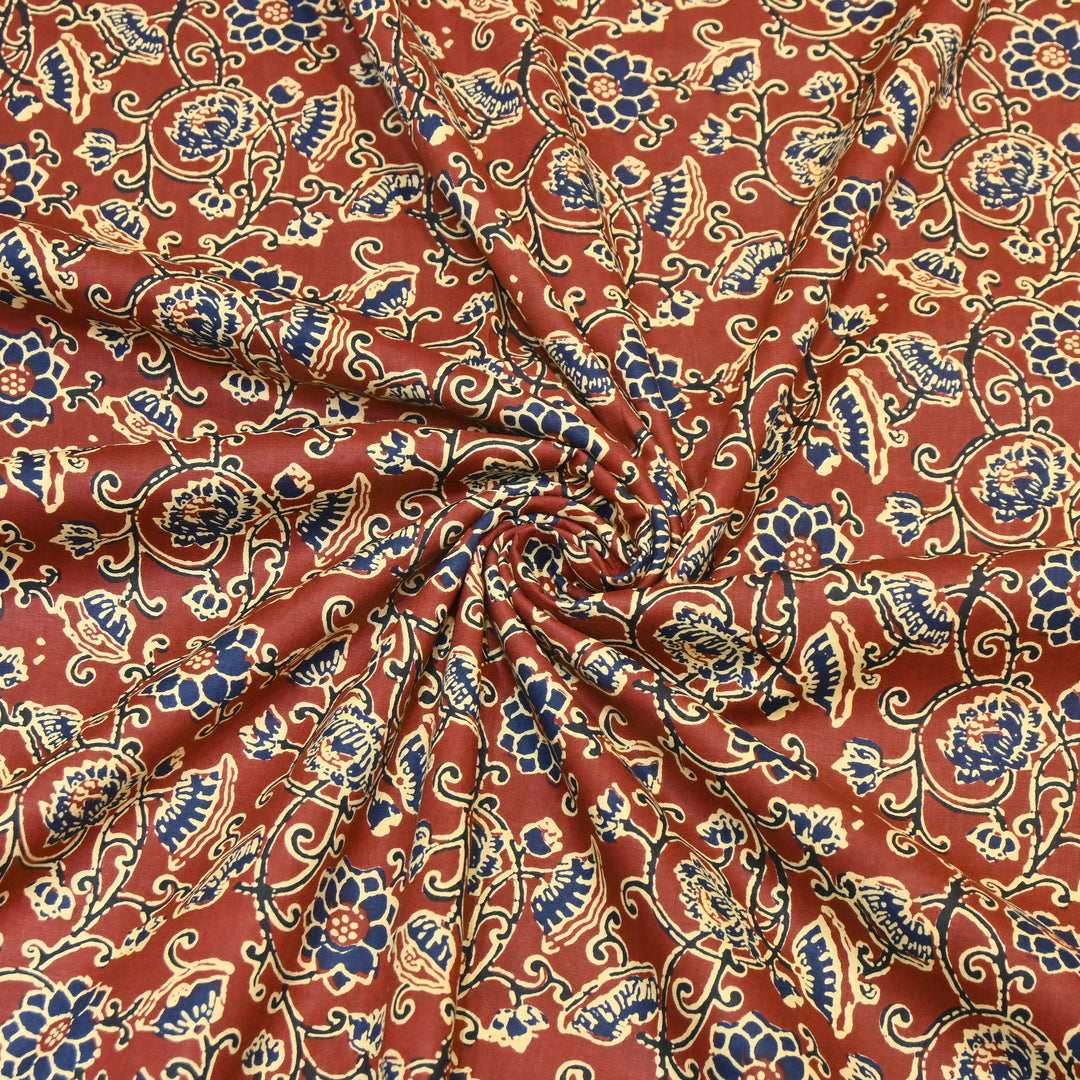 Premium Cotton Printed Fabric – Soft Breathable Designer Cotton Fabric - 000350-R28
