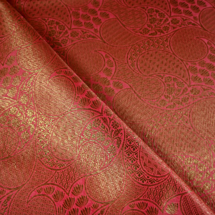Silk Alfi Antique Zari Brocade Fabrics