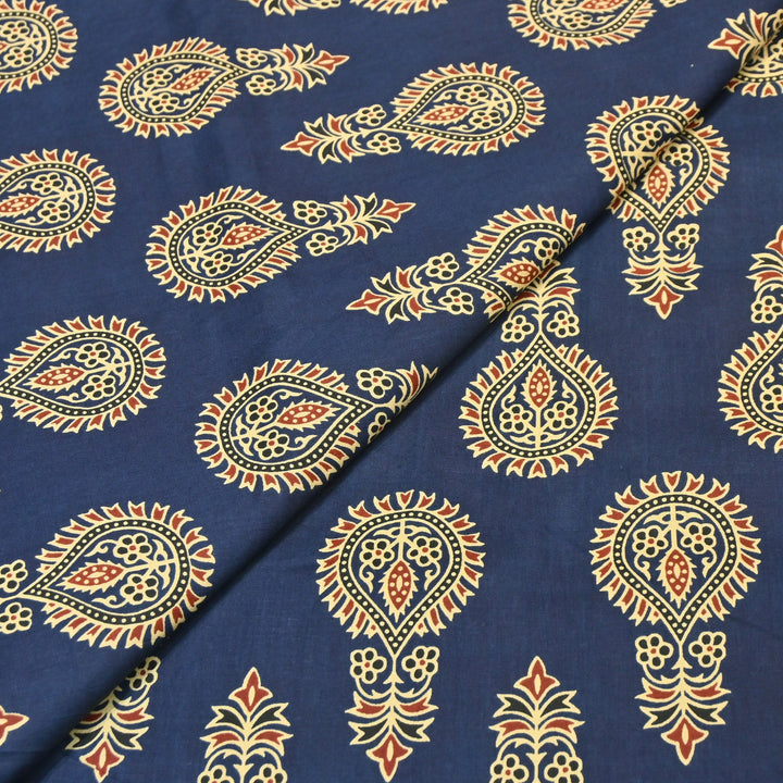 Premium Cotton Printed Fabric – Soft Breathable Designer Cotton Fabric - 000350-R25