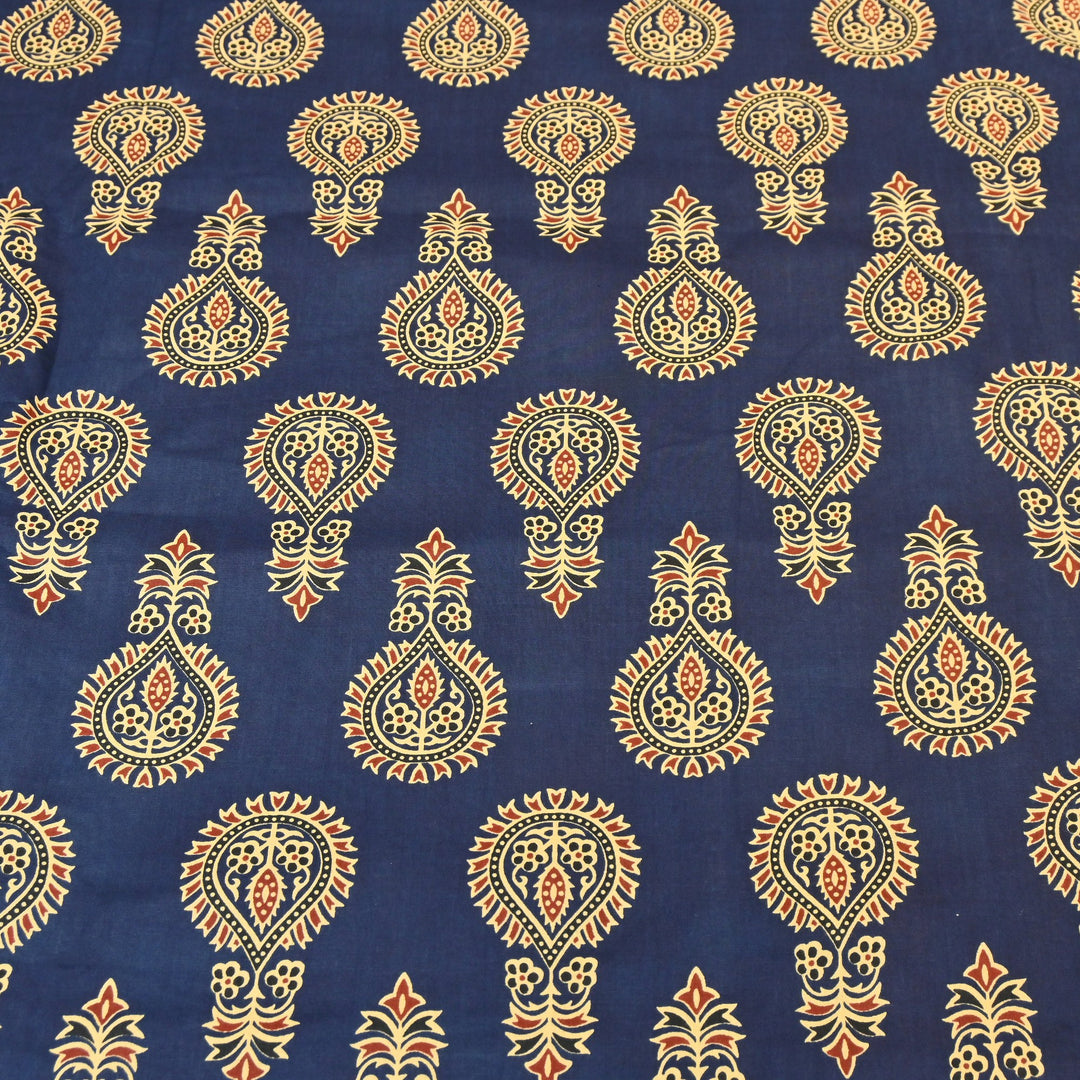 Premium Cotton Printed Fabric – Soft Breathable Designer Cotton Fabric - 000350-R25