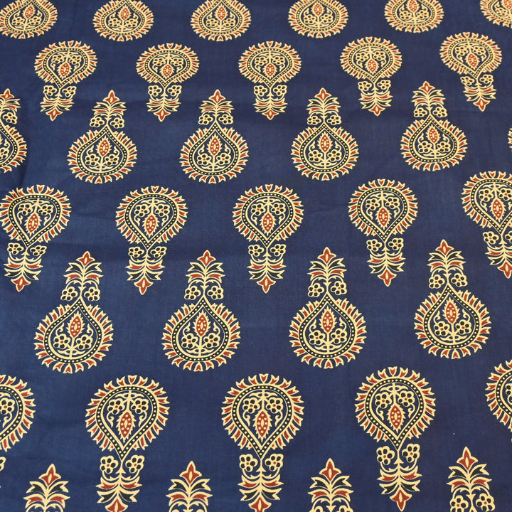 Premium Cotton Printed Fabric – Soft Breathable Designer Cotton Fabric - 000350-R25