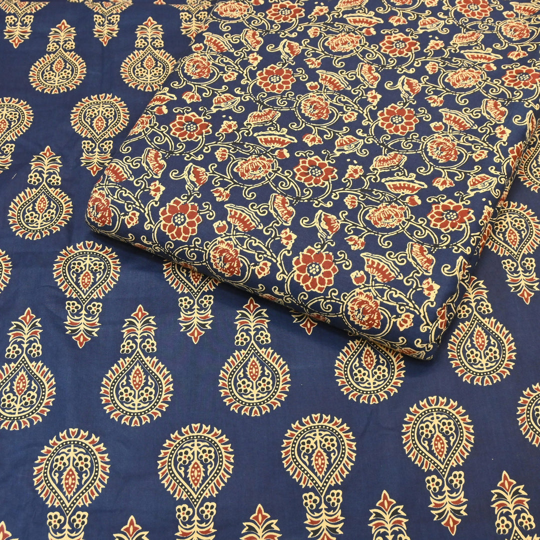 Premium Cotton Printed Fabric – Soft Breathable Designer Cotton Fabric - 000350-R26