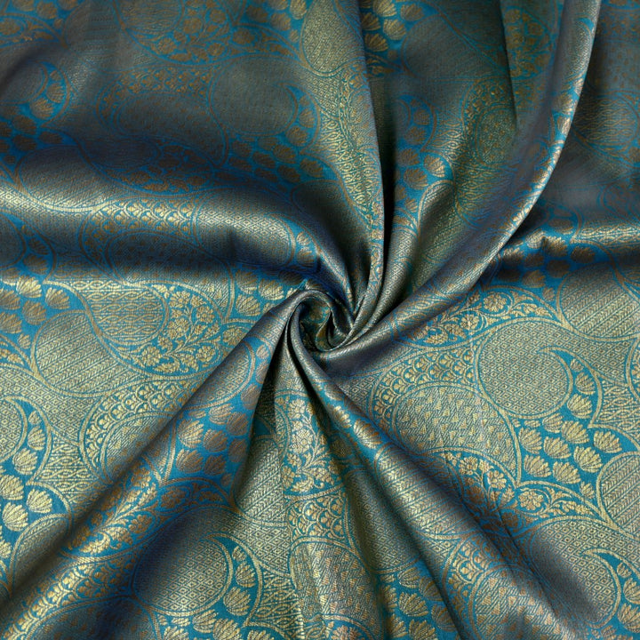 Silk Alfi Antique Zari Brocade Fabrics