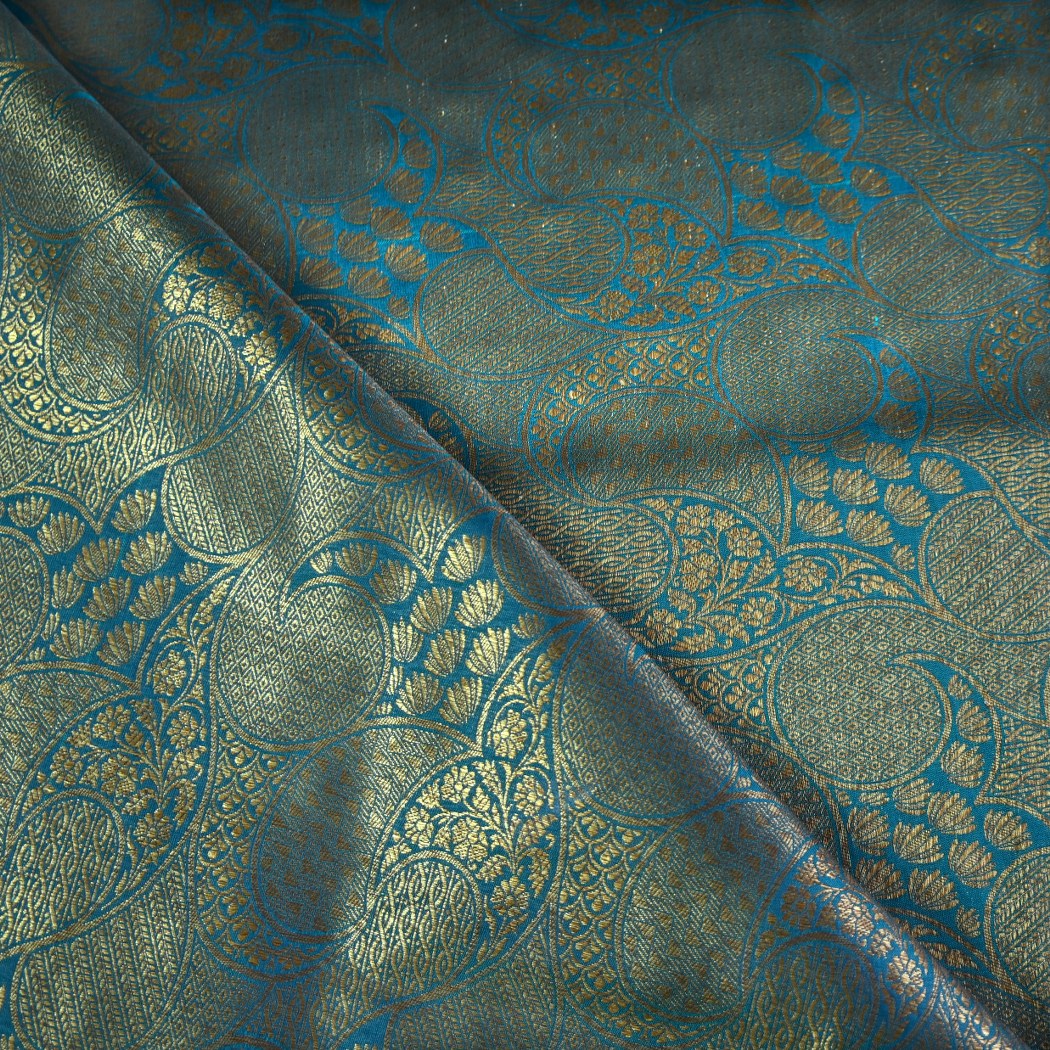 Silk Alfi Antique Zari Brocade Fabrics