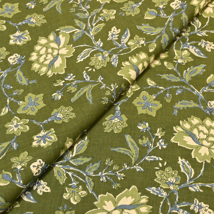 Premium Cotton Printed Fabric – Soft Breathable Designer Cotton Fabric - 000350-R23