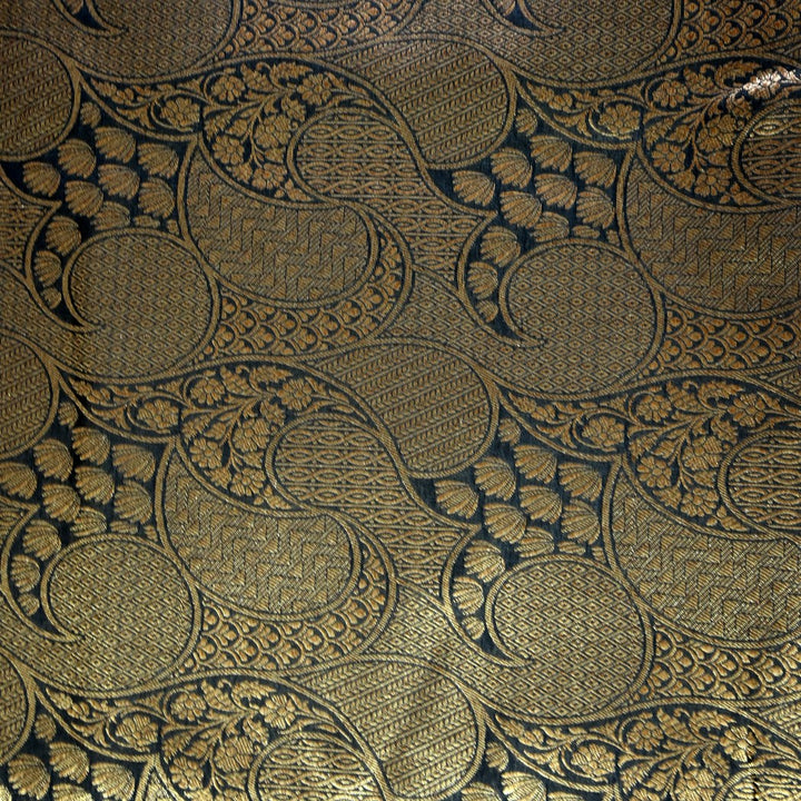 Silk Alfi Antique Zari Brocade Fabrics