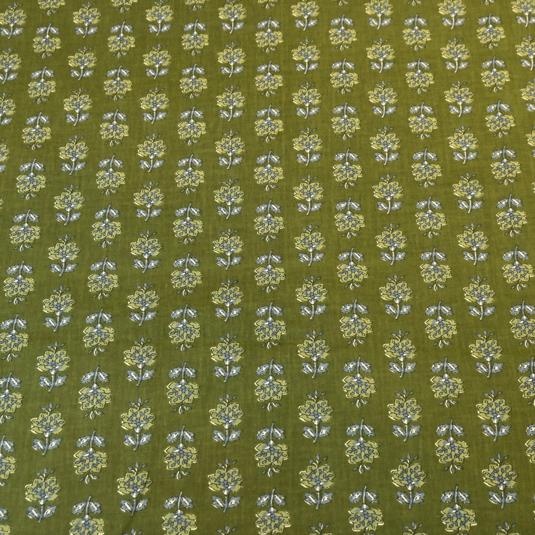 Premium Cotton Printed Fabric – Soft Breathable Designer Cotton Fabric - 000350-R24