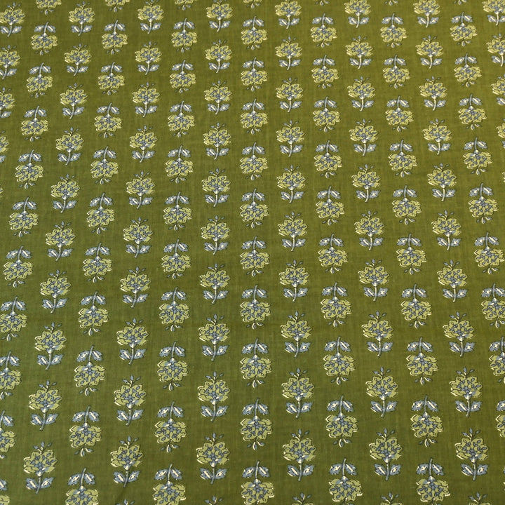 Premium Cotton Printed Fabric – Soft Breathable Designer Cotton Fabric - 000350-R24