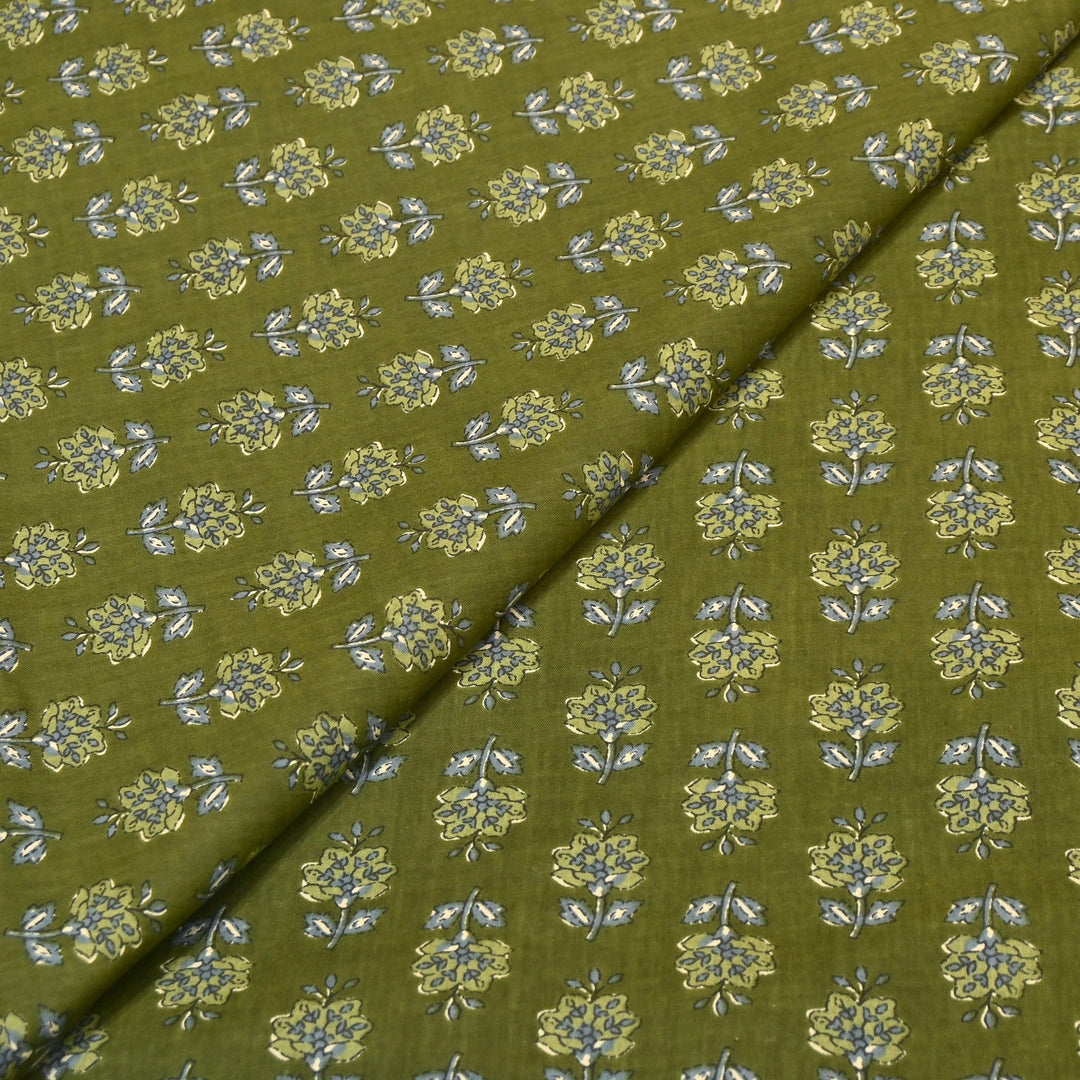 Premium Cotton Printed Fabric – Soft Breathable Designer Cotton Fabric - 000350-R24