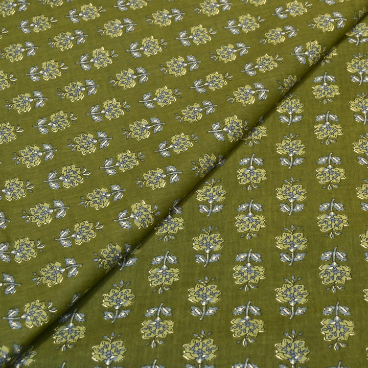 Premium Cotton Printed Fabric – Soft Breathable Designer Cotton Fabric - 000350-R24