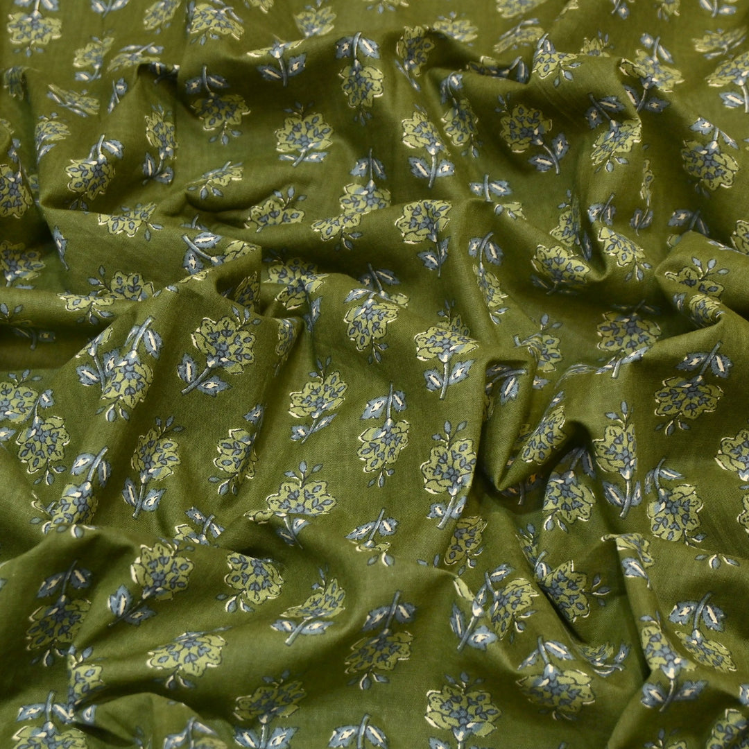 Premium Cotton Printed Fabric – Soft Breathable Designer Cotton Fabric - 000350-R24